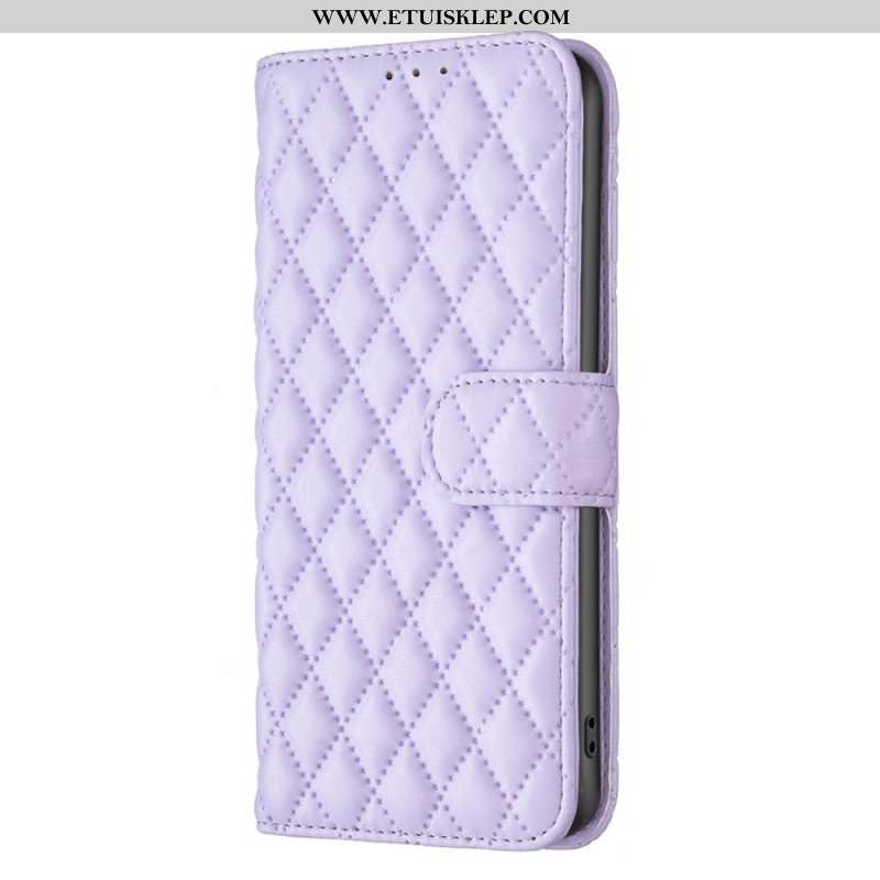 Etui Folio do Poco X5 Pro 5G Pikowany Binfen Kolor